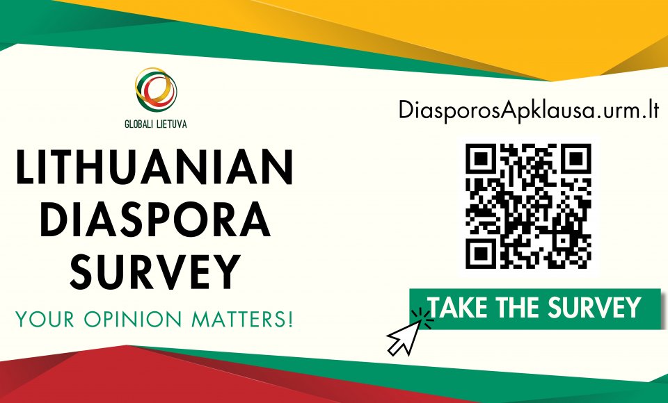 INVITATION TO PARTICIPATE IN AN ONLINE LITHUANIAN DIASPORA SURVEY 2024