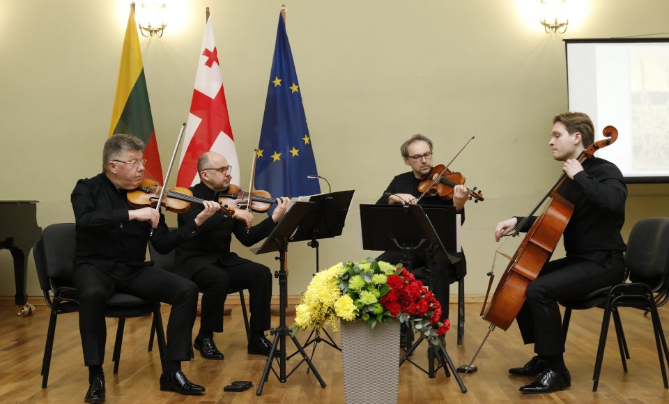 The Embassy of Lithuania in Tbilisi commemorated the Day of Restoration of the State of Lithuania and the 150th anniversary of the birth of Mikalojus Konstantinas Čiurlionis