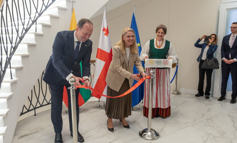 The new building of the Embassy of the Republic of Lithuania to Georgia was officially opened on March 25th
