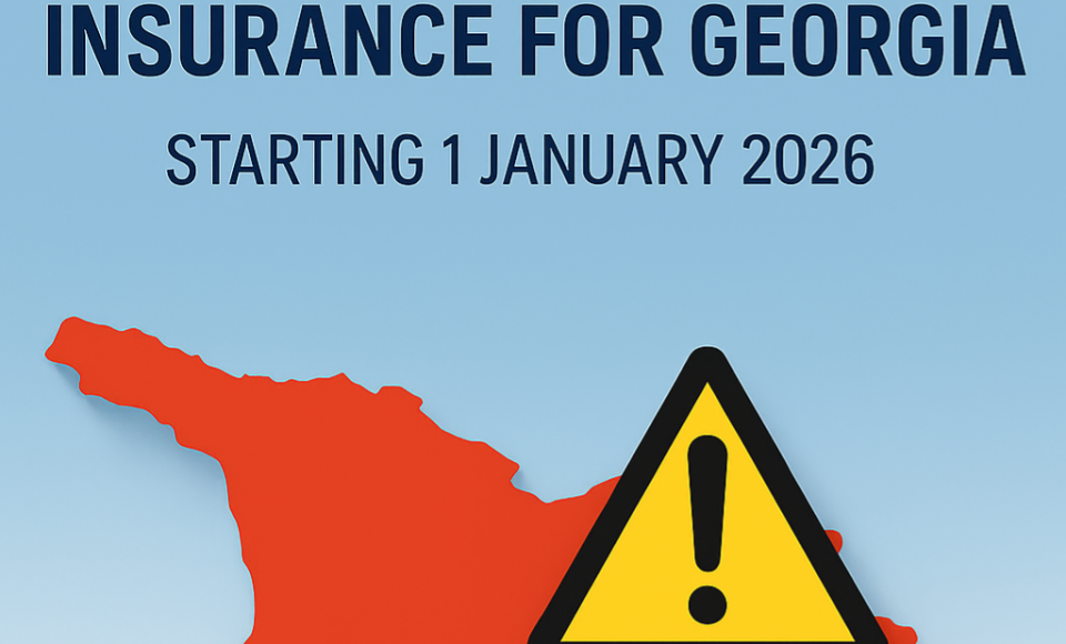 New compulsory medical insurance requirements for tourists entering Georgia